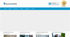 Desktop Screenshot of innovativeleakdetection.com